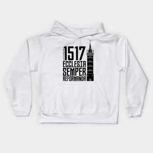 95 theses of the reformation of the church Kids Hoodie